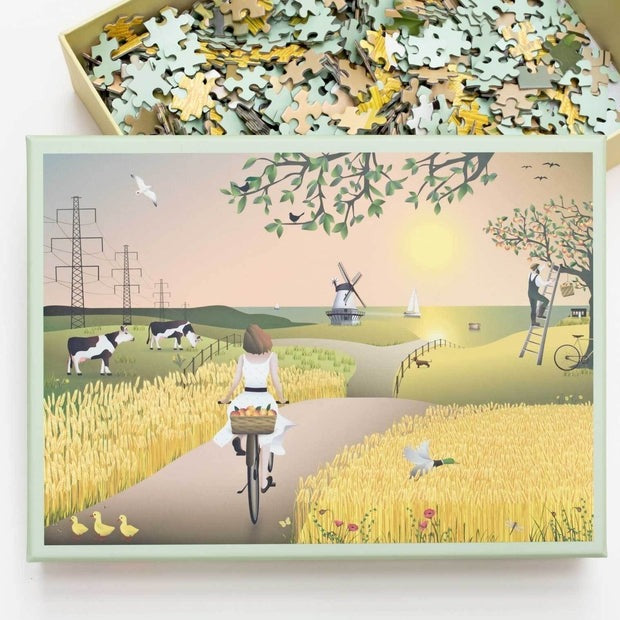 A Fine Day by ViSSEVASSE 1,000 Piece Jigsaw Puzzle Puzzledly