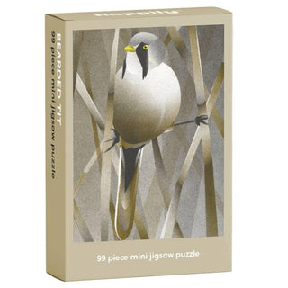 Bearded Tit | 99 Piece Mini Jigsaw Puzzle