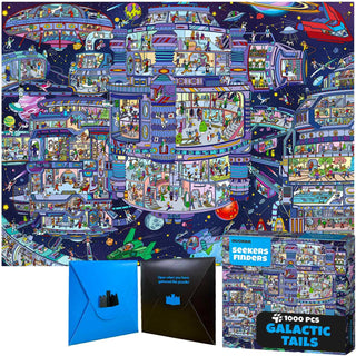 Galactic Tails | 1,000 Piece Jigsaw Puzzle