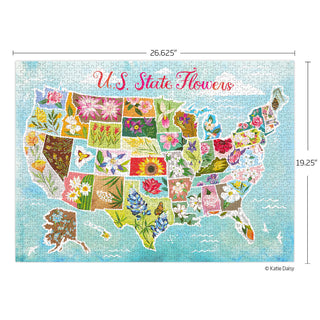 US State Flowers | 1,000 Piece Jigsaw Puzzle