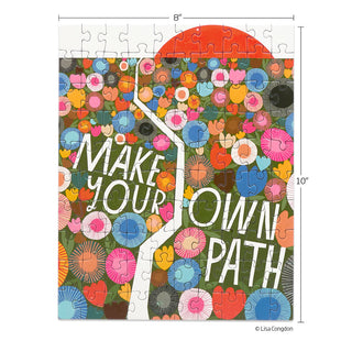 Make Your Own Path | 100 Piece Jigsaw Puzzle