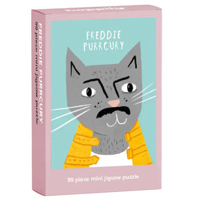 Freddie Purrcury | 99 Piece Mini Jigsaw Puzzle