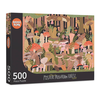 Mystical Mushroom Forest | 500 Piece Jigsaw Puzzle