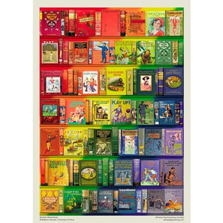 Rainbow Bookshelves | 1,000 Piece Jigsaw Puzzle