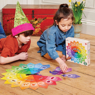 Color Puzzle Spinner Game | 24 Piece Jigsaw Puzzle