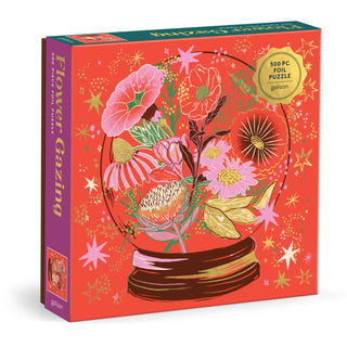 Flower Gazing | 500 Piece Foil Jigsaw Puzzle