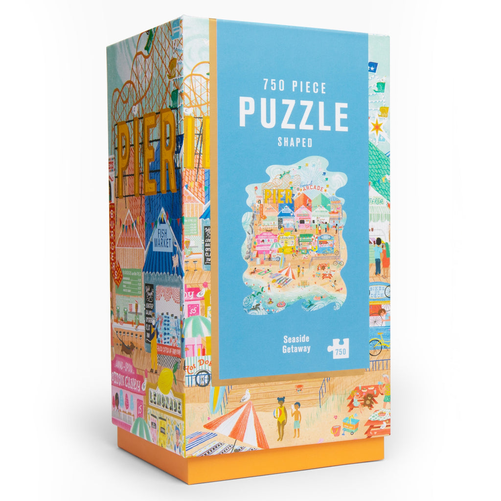 Seaside Getaway by Lantern Press | 750 Piece Jigsaw Puzzle – Puzzledly