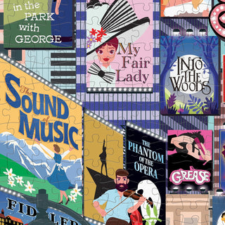 50 Must-See Musicals Bucket List | 1,000 Piece Jigsaw Puzzle