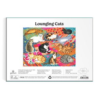 Lounging Cats | 1,000 Piece Jigsaw Puzzle