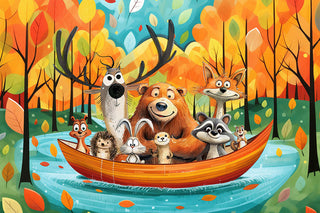 Canoe Critters | 150 Piece Jigsaw Puzzle