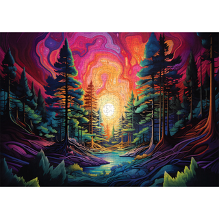 Trippy Timber | 1,000 Piece Jigsaw Puzzle