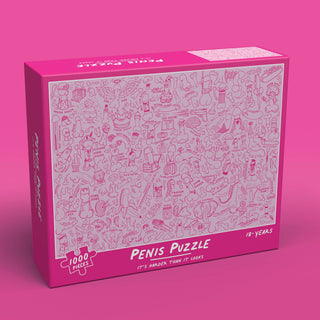 Penis Puzzle | DAMAGED BOX | 1,000 Piece Jigsaw Puzzle