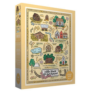 Little House On the Prairie Map | 500 Piece Jigsaw Puzzle