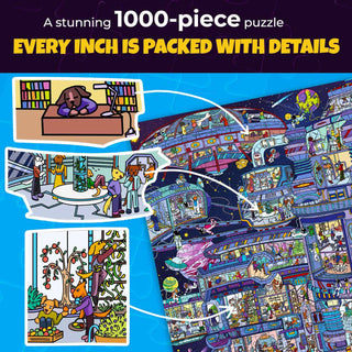 Galactic Tails | 1,000 Piece Jigsaw Puzzle