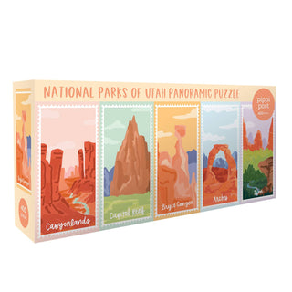 National Parks of Utah | 400 Piece Panoramic Jigsaw Puzzle