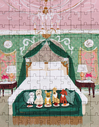 Posh Puppy Room Service | 100 Piece Jigsaw Puzzle