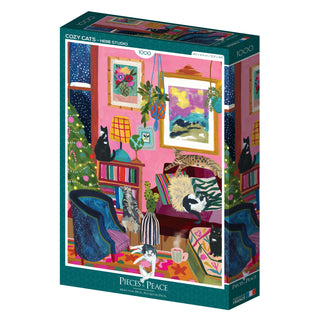 Cozy Cats | 1,000 Piece Jigsaw Puzzle