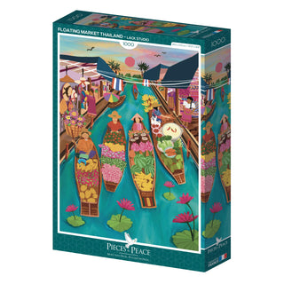 Floating Market Thailand | 1,000 Piece Jigsaw Puzzle