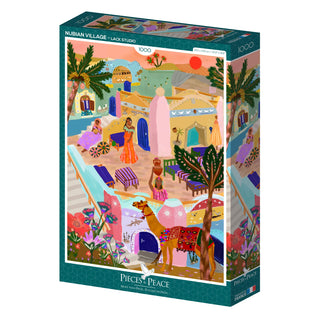 Nubian Village | 1,000 Piece Jigsaw Puzzle