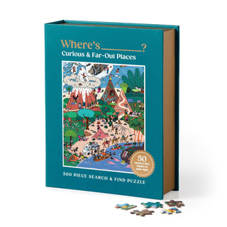 Where's ________? Curious and Far Out Places | 500 Piece Jigsaw Puzzle